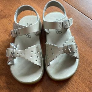 Gold footmates sandals for Toddler Girl (8)